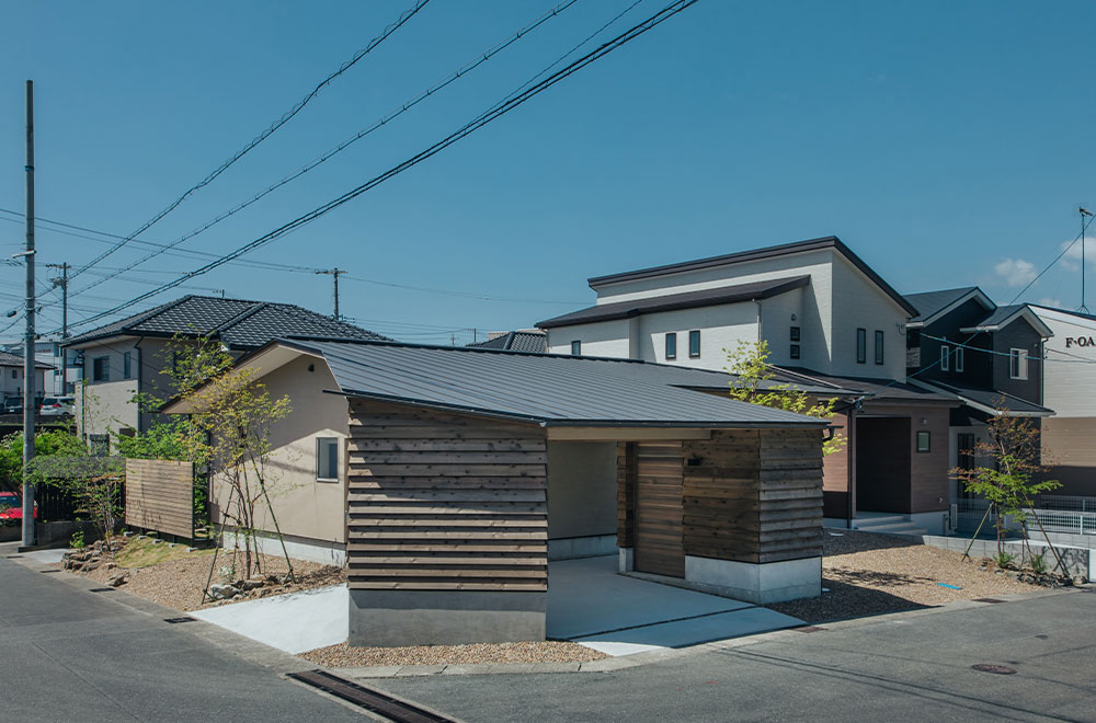 生活の利便性を考えた変則的なデザイン